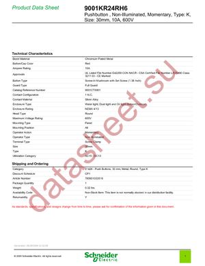 9001KR24RH6 datasheet  